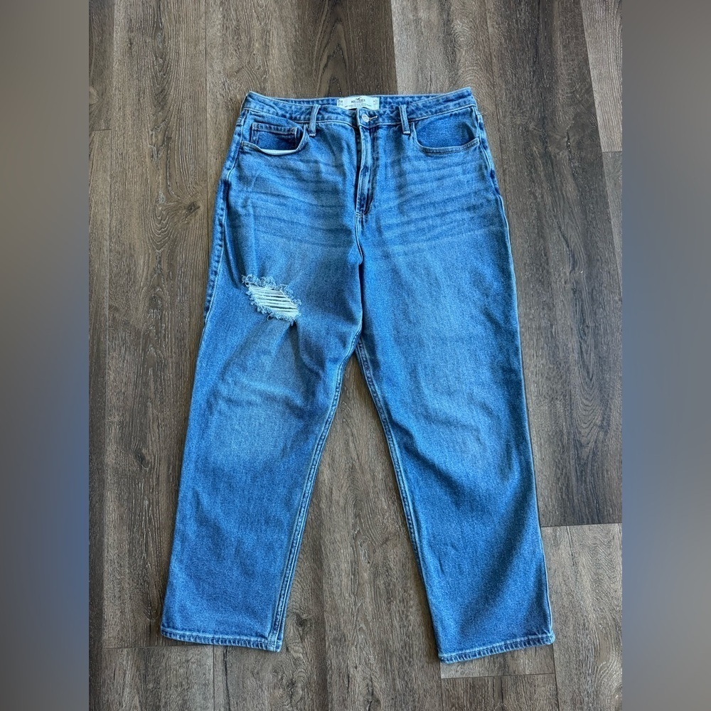 Hollister Jeans Women’s size 15R curvy ultra high rise vintage straight - Picture 1 of 9